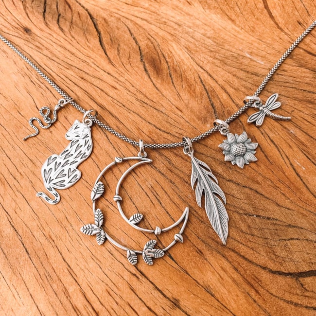 Pingente Envelhecido de Libélula 