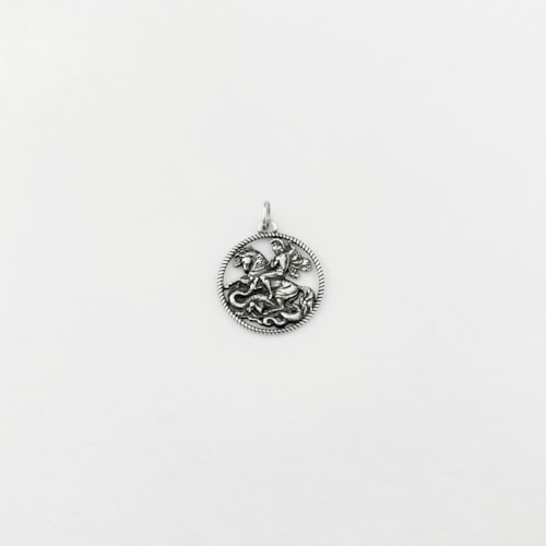 Produto Pingente Envelhecido Medalha de São Jorge