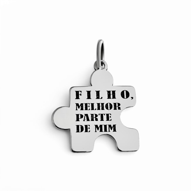 Pingente "Filho, melhor parte de mim"