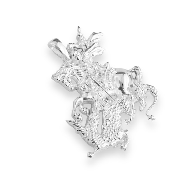 Pingente Grande de São Jorge