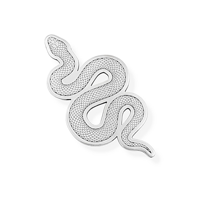 Pingente Laser de Cobra Escamada