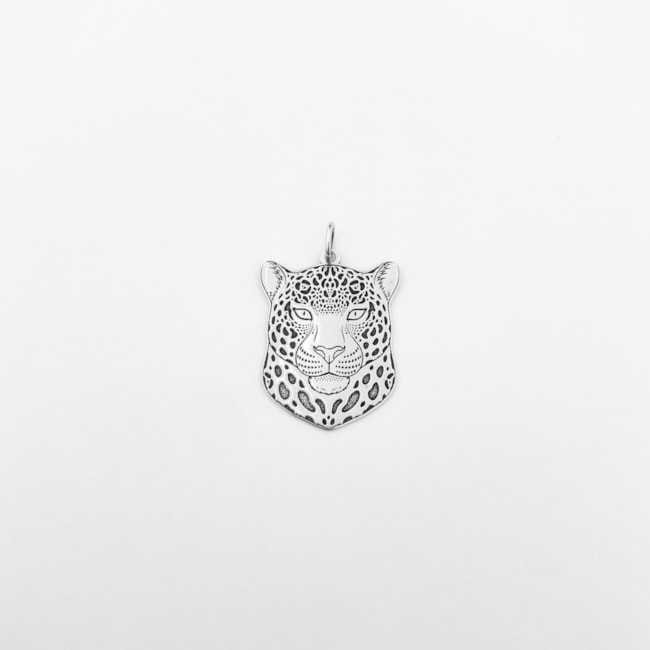 Pingente Laser de Onça Pintada