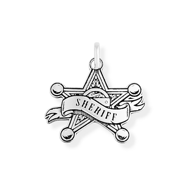 Pingente Laser Estrela de Sheriff 