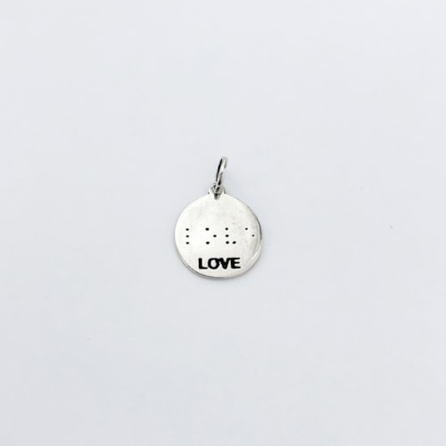 Produto Pingente Love Braille