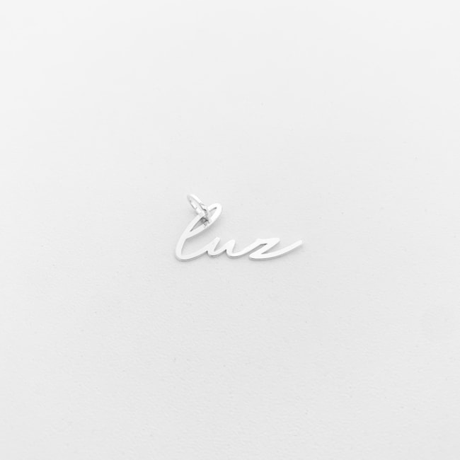 Pingente "Luz" em Laser