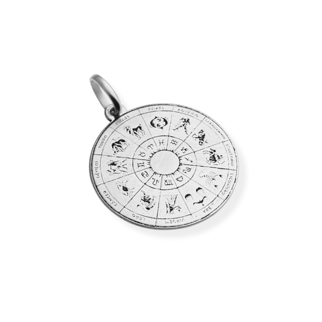 Pingente Mandala Zodíaca