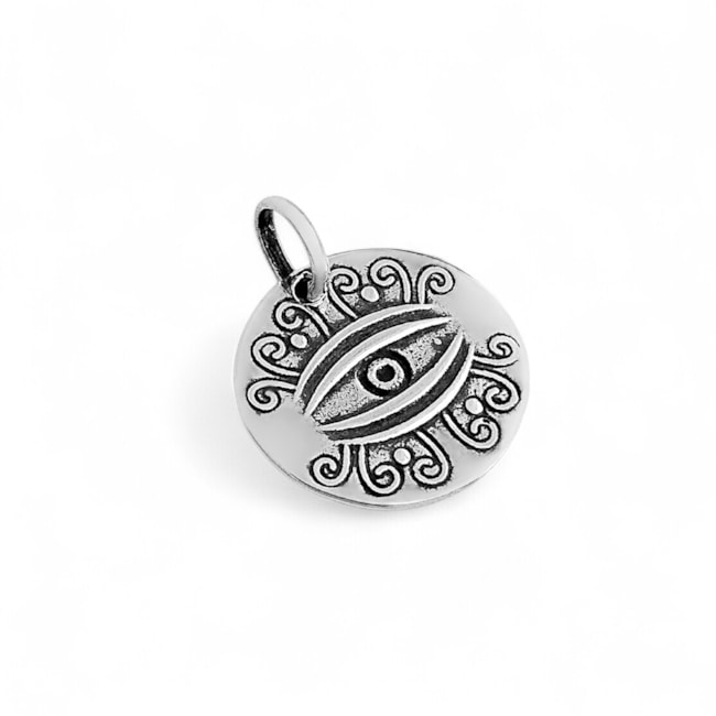 Pingente Medalha com Olho