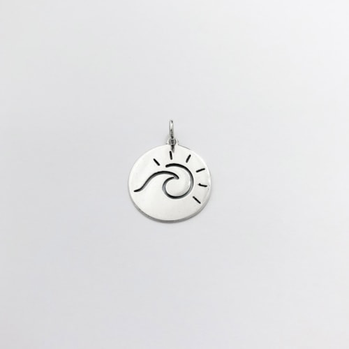 Produto Pingente Medalha com Onda Vazada