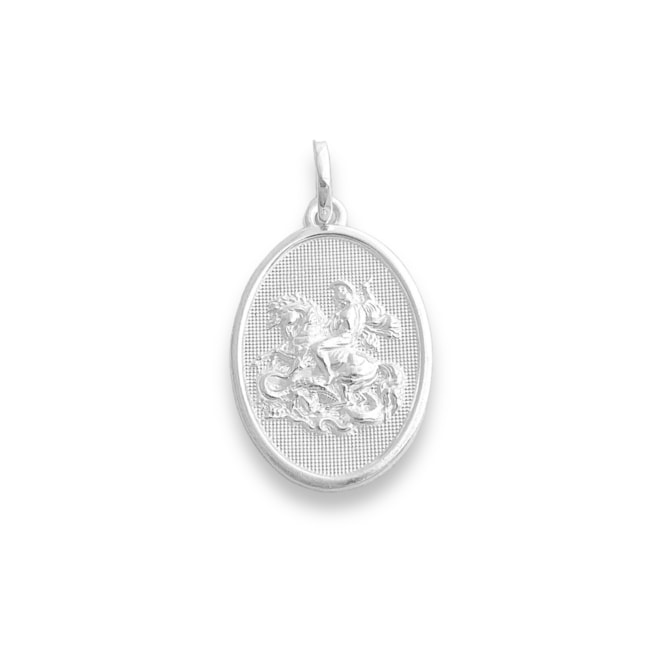 Pingente Medalha de São Jorge Pequeno 