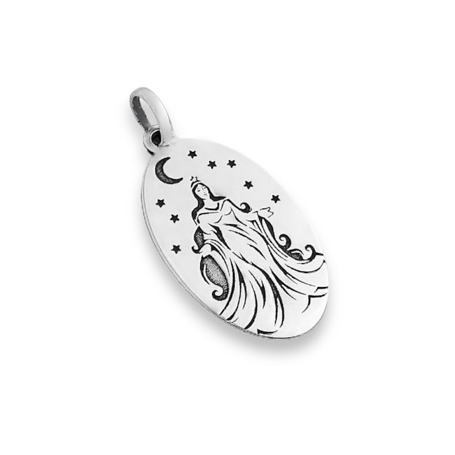 Pingente Medalha Iemanjá