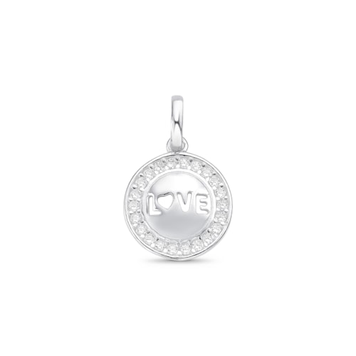 Produto Pingente Medalha Love Cravejada