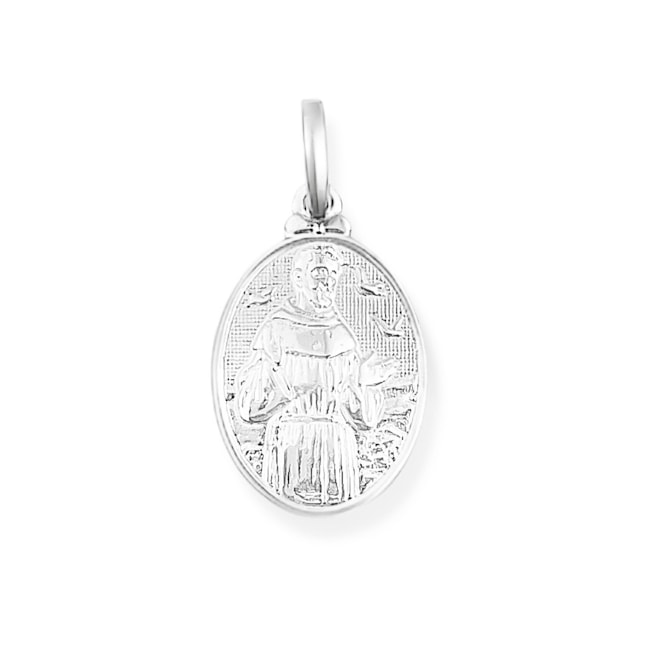 Pingente Medalha São Francisco de Assis