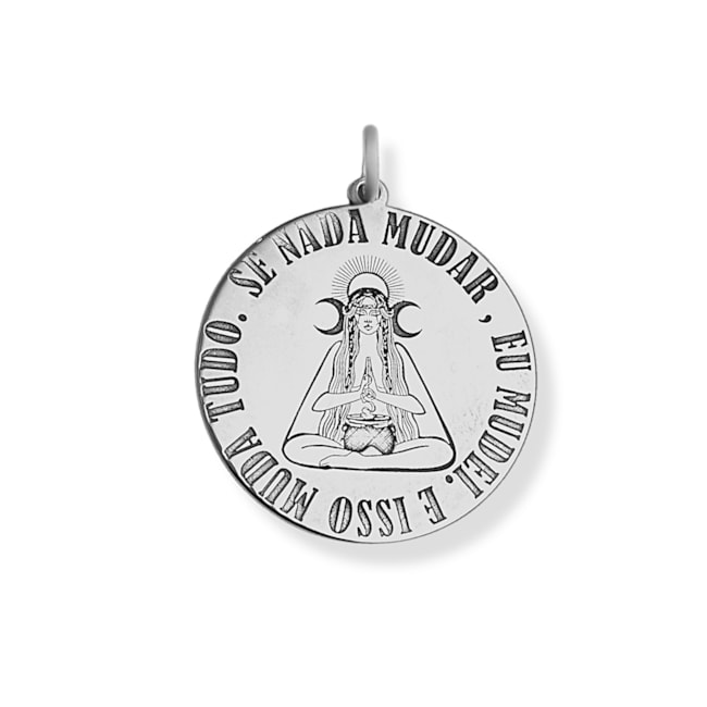 Pingente Se nada mudar, eu mudei. E isso muda tudo.