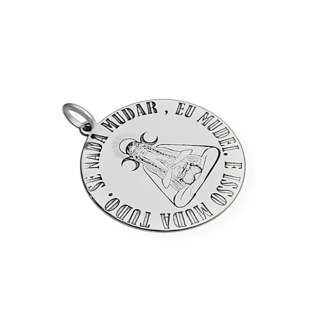 Pingente Se nada mudar, eu mudei. E isso muda tudo.