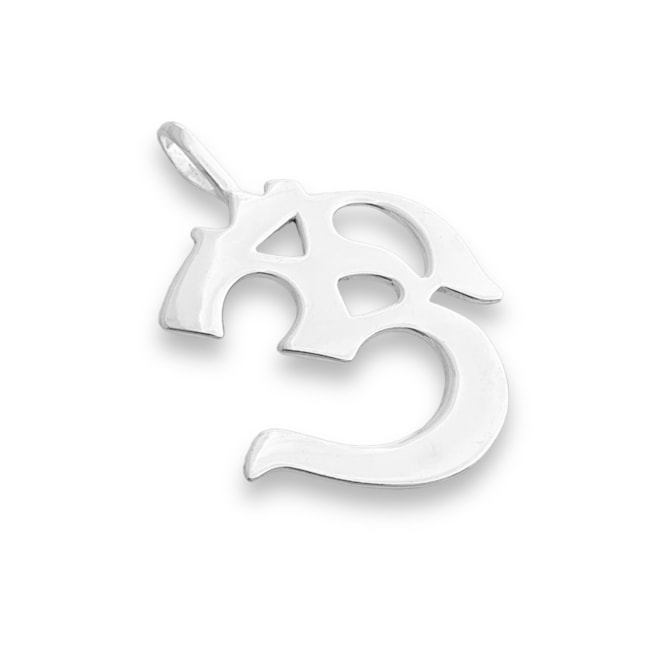 Pingente Símbolo Om Grande