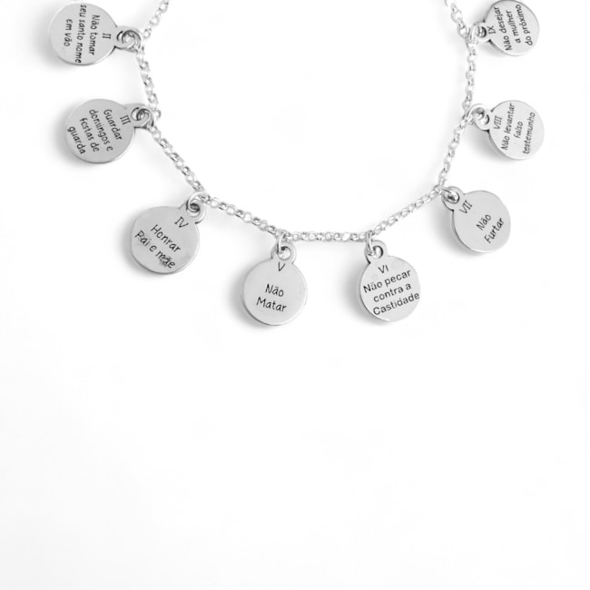 Pulseira 10 mandamentos