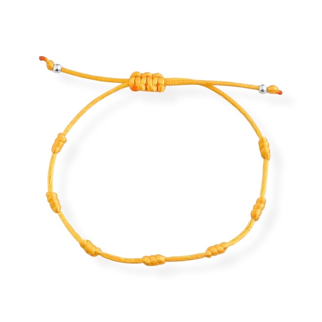 Pulseira 7 Nós da Confiança Ajustável - 24cm