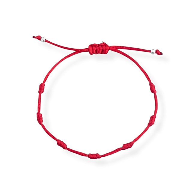 Pulseira 7 Nós da Proteção Vermelha