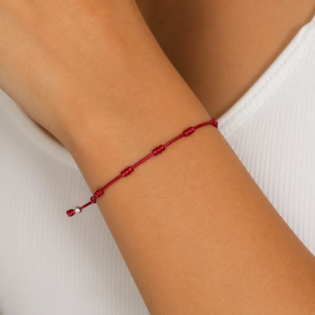 Pulseira 7 Nós Marsala da Proteção