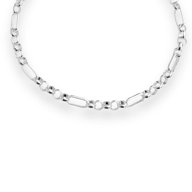 Pulseira Branca 3x1 - 19cm