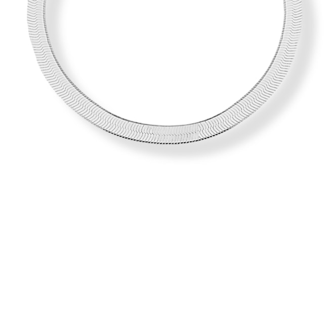 Pulseira Branca Laminada - 18,5cm 