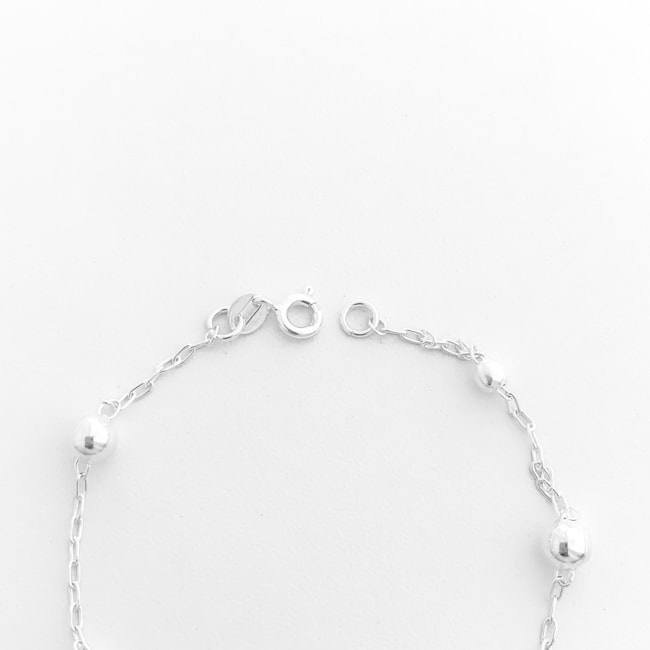 Pulseira com Bolinhas - 19cm