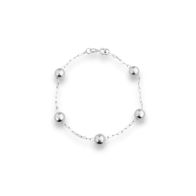 Pulseira com Bolinhas Grande - 19cm 