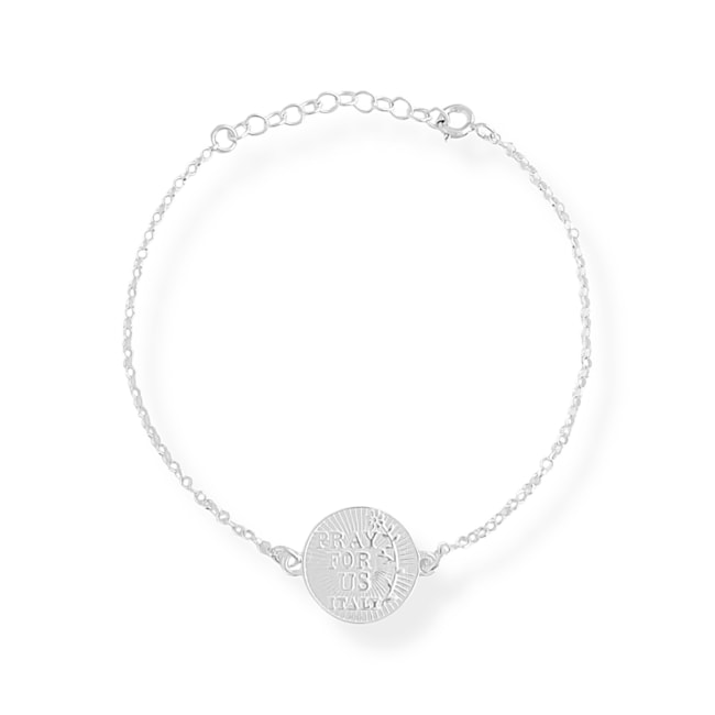 Pulseira com Medalha de Nossa Senhora Desatadora dos Nós 