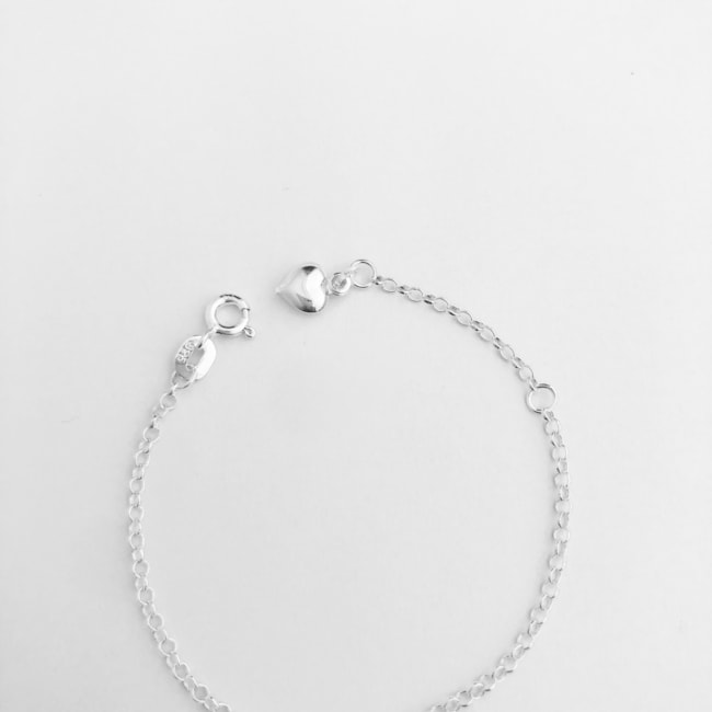 Pulseira com Pingente da Minei Infantil - 12,5cm