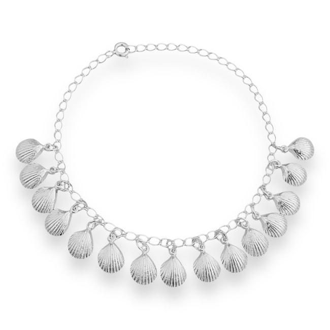 Pulseira com Pingentes de Concha - 18cm
