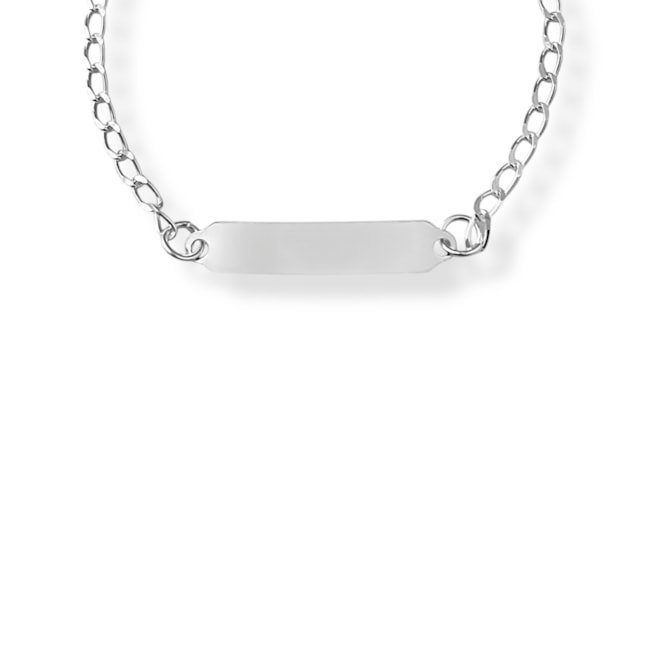 Pulseira com Plaquinha Infantil - 14cm