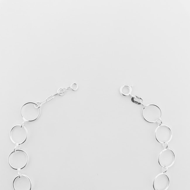 Pulseira de Argolas - 17cm