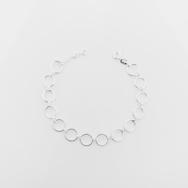 Pulseira de Argolas - 17cm