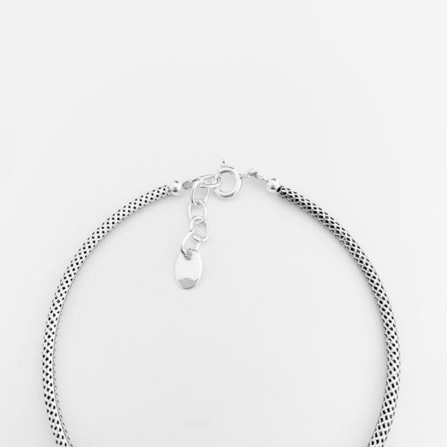 Pulseira de Aro Trabalhado com Bolas