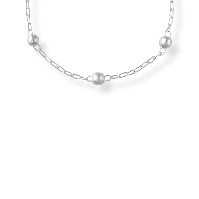Pulseira de Bolas- 14,5cm