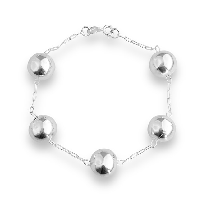 Pulseira de Bolas 18,5cm 