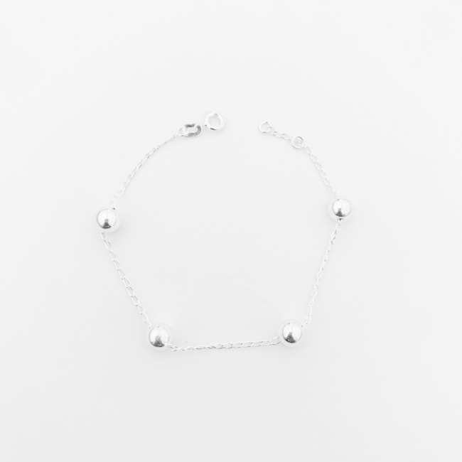 Pulseira de Bolas - 19,5cm