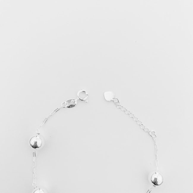 Pulseira de Bolas Grandes – 17,5cm