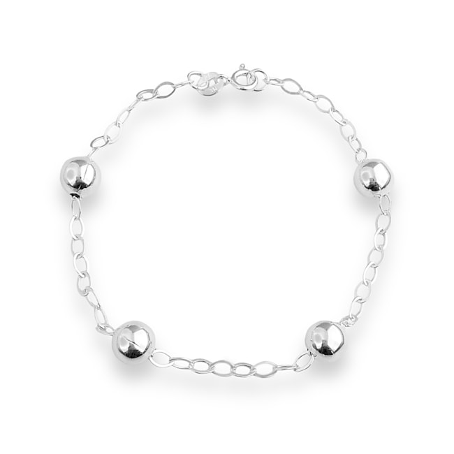Pulseira de Bolas Média - 18,5cm