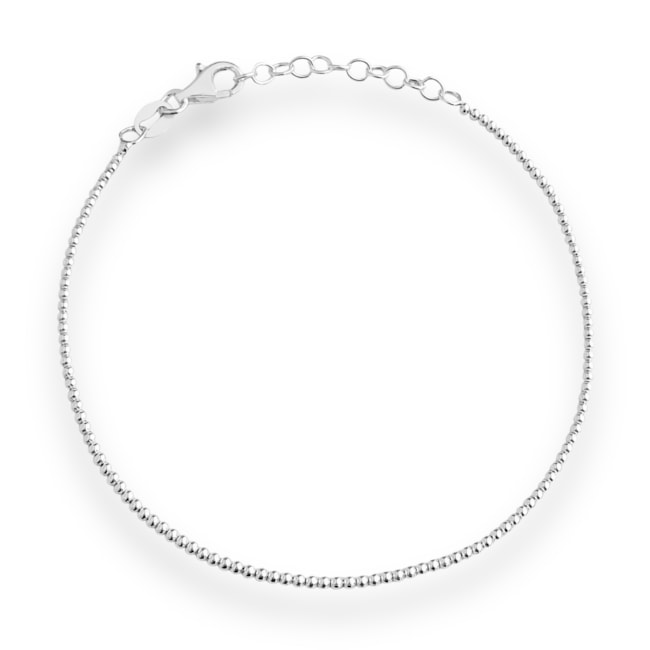 Pulseira de Bolinha Lisa - 17,5cm