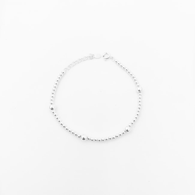Pulseira de Bolinhas - 17,5cm