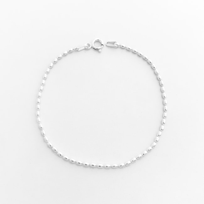 Pulseira de Bolinhas de Arroz - 18-5cm