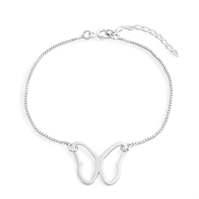 Pulseira de Borboleta Vazada - 15cm