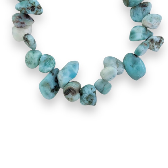 Pulseira de Cascalho Larimar - 16cm