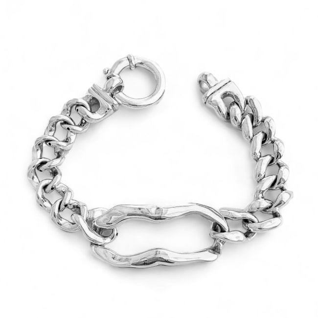Pulseira de Eletroformação com Fecho Boia - 21cm