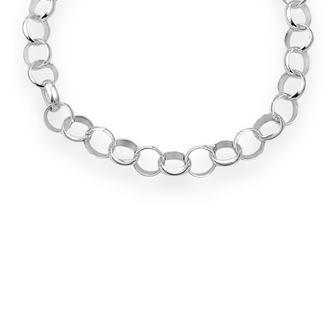 Pulseira de Elo Português com Fecho Boia - 19,5cm