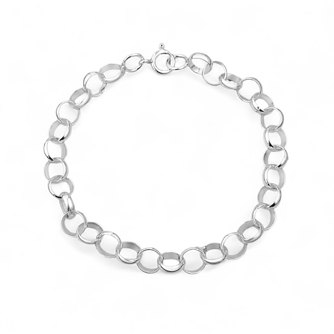 Pulseira de Elo Português com Fecho Boia - 19,5cm