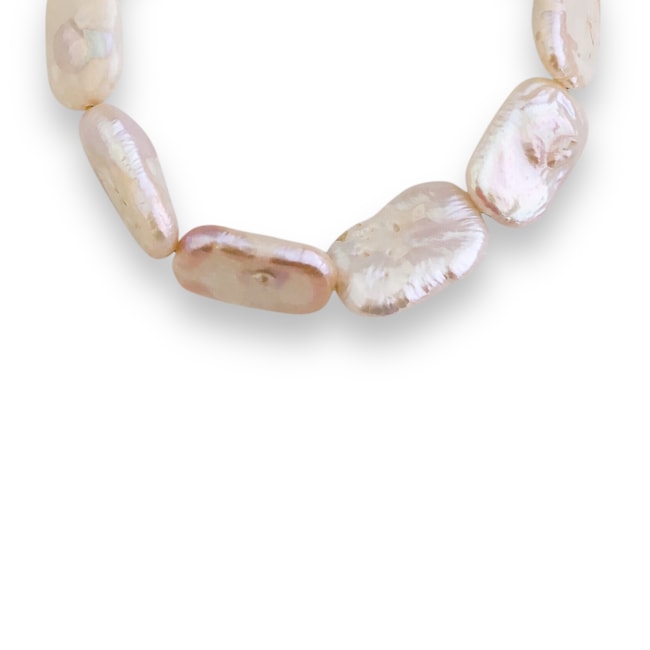 Pulseira de Pérola Biwa - 16cm