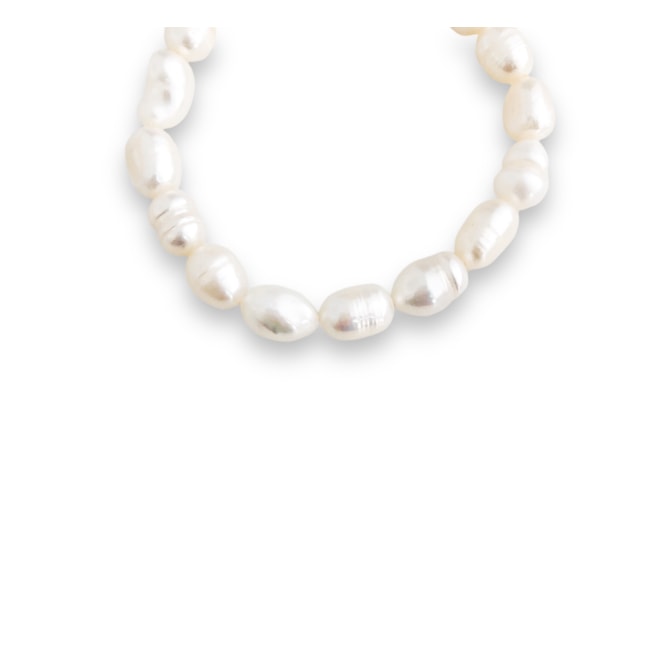 Pulseira em Pérola Água Doce - 16cm