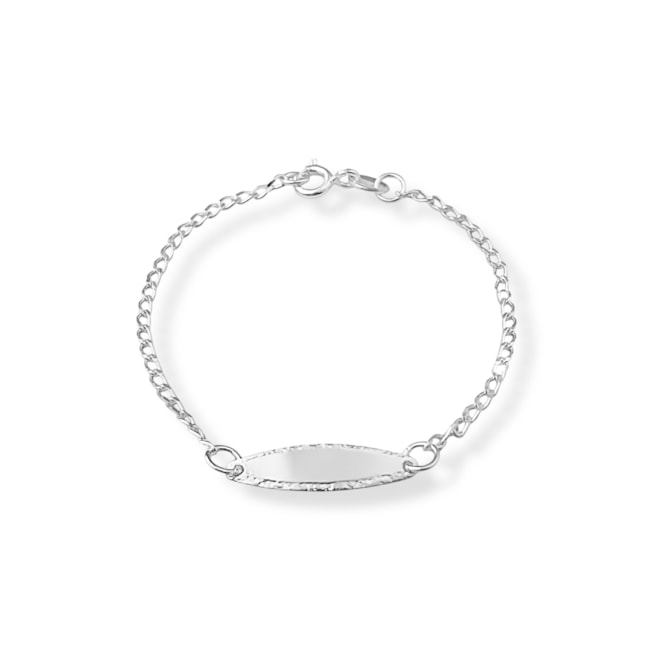 Pulseira Infantil com Plaquinha - 13,5cm